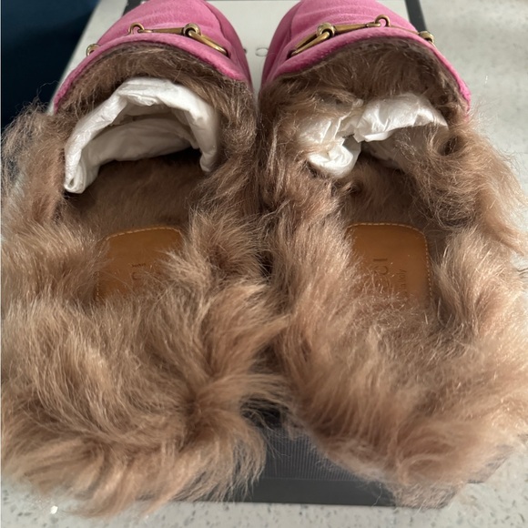 Gucci Magenta Princetown Mules - Picture 4 of 10